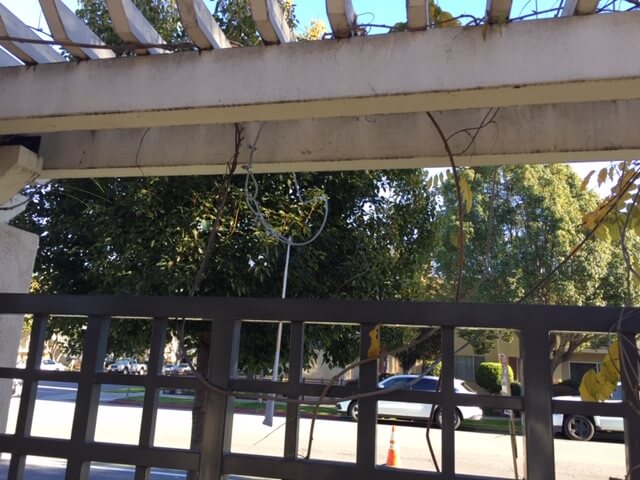 Cables all that's left of Black Lives Matter banner