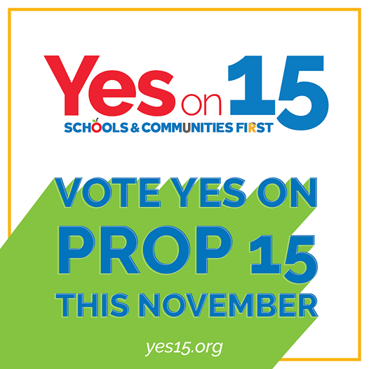 Vote Yes on Prop 15