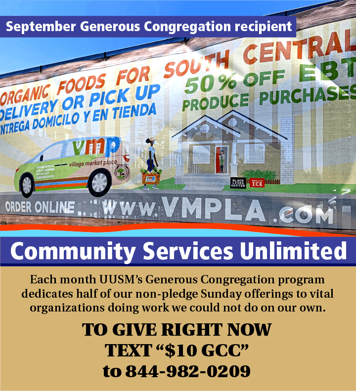 September GCC is Community Services Unlimited