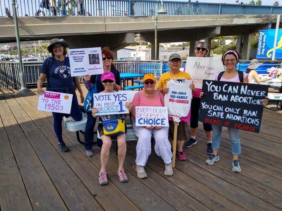 Women's Wave March in Santa Monica October 8, 2022