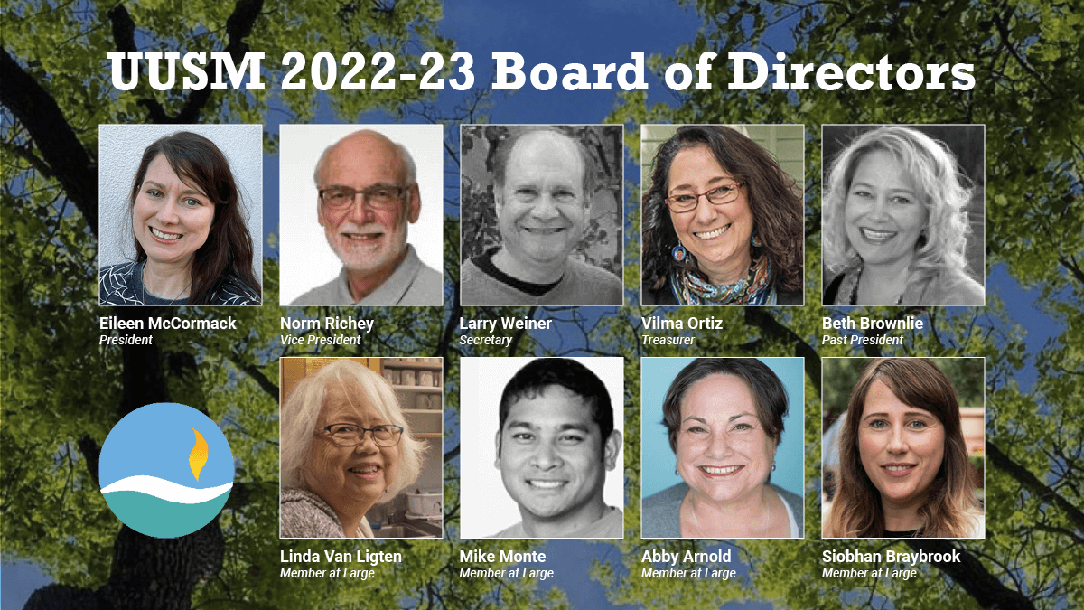 UUSM 2023 Board of Directors