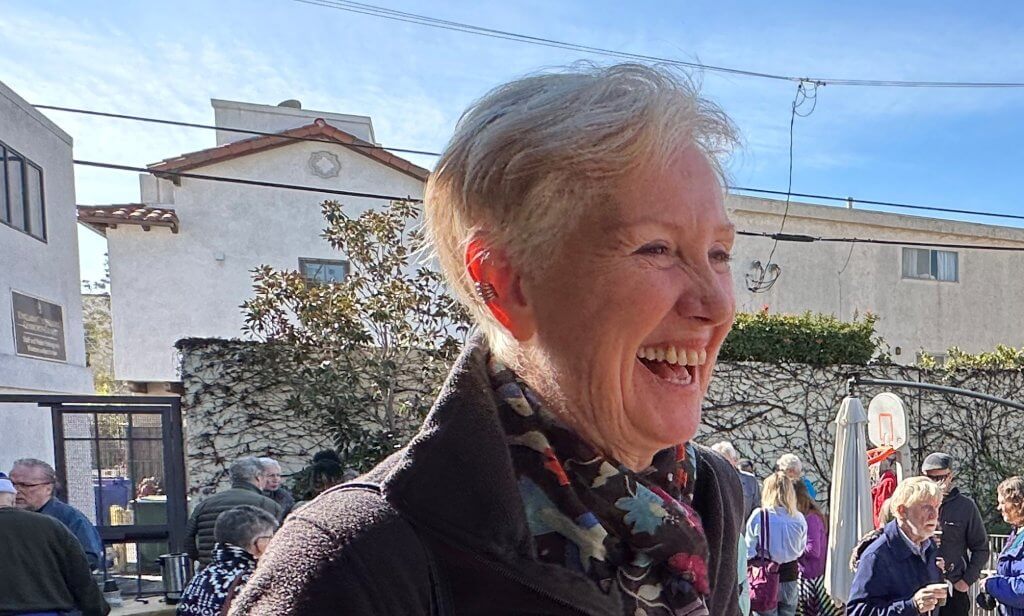 Older woman laughing - Barbara Kernochan - photo