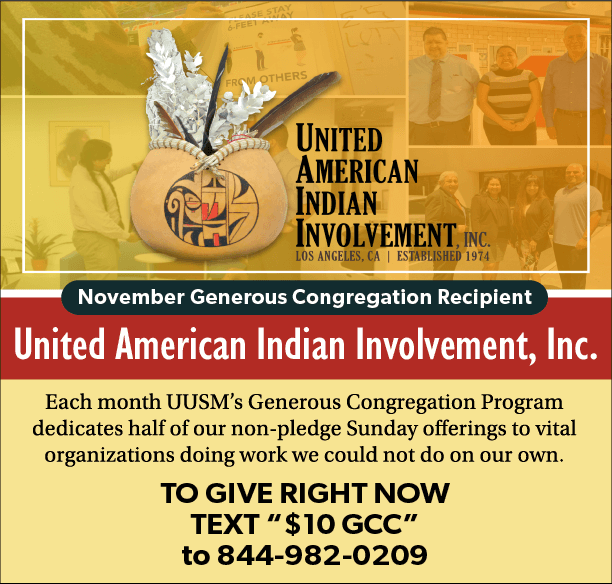 November 2024 GCC recipient is United American Indian Involvement, Inc.