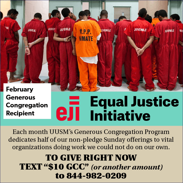 February 2026 GCC supports the Equal Justice Initiative