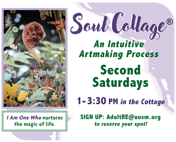 Soul Collage - Second Saturdays, 1-3:30 pm