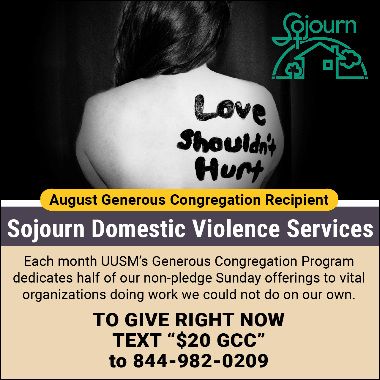 August 2024 GCC supports Sojourn Domestic Violence Services