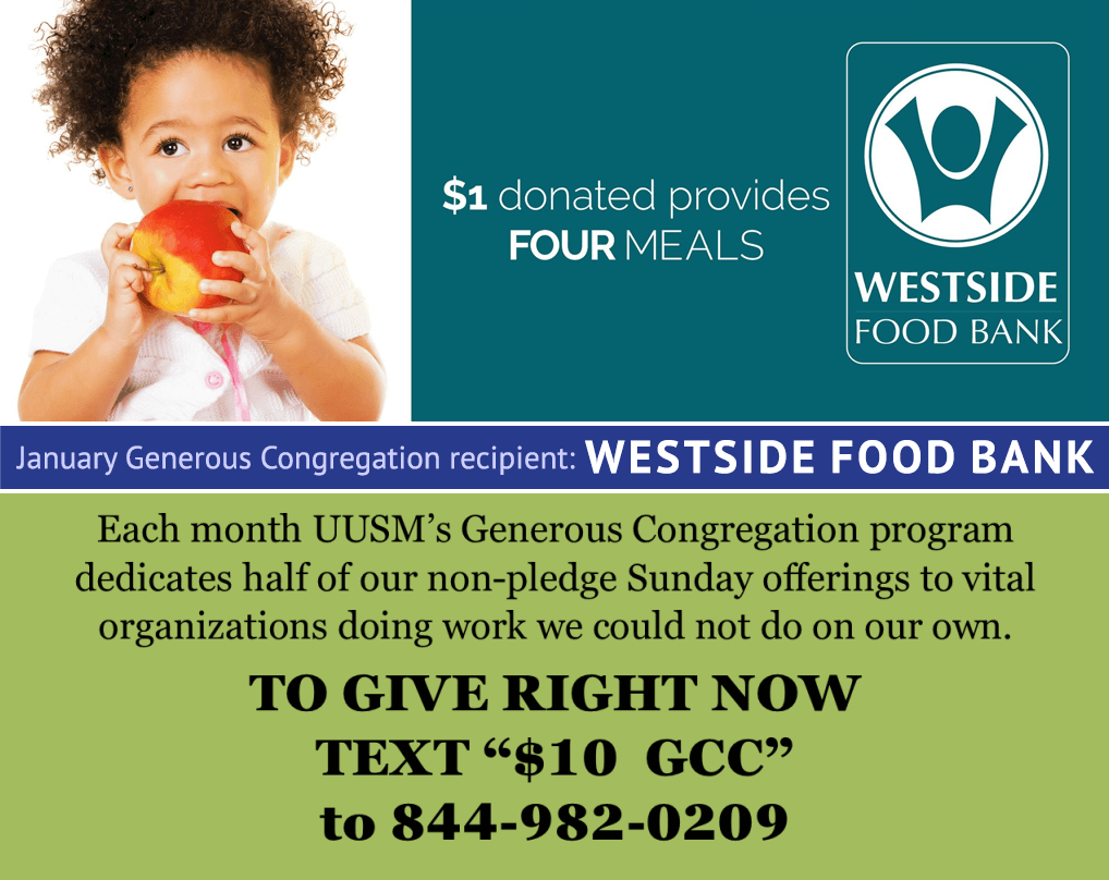 January 2025 GCC recipient is the Westside Food Bank