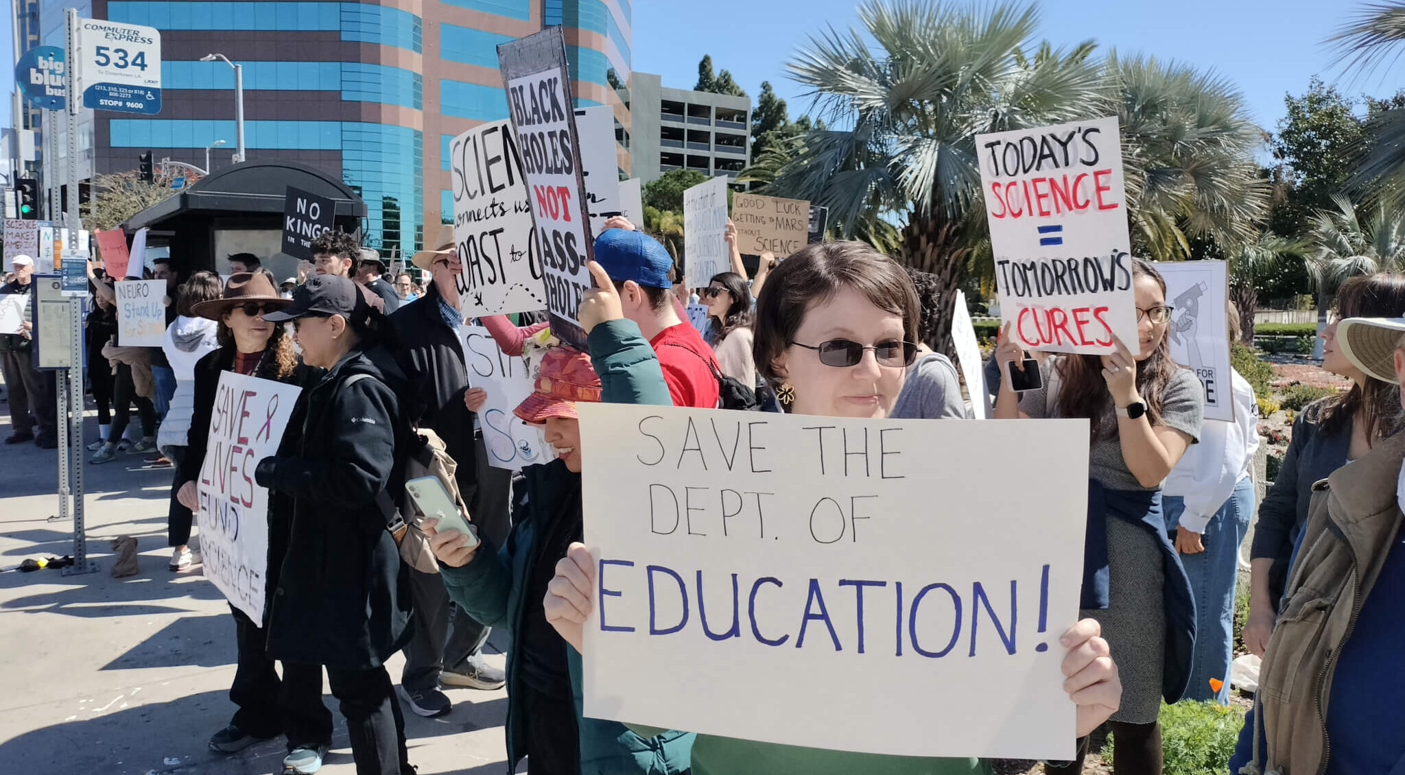 Crowd at Stand Up for Science Rally