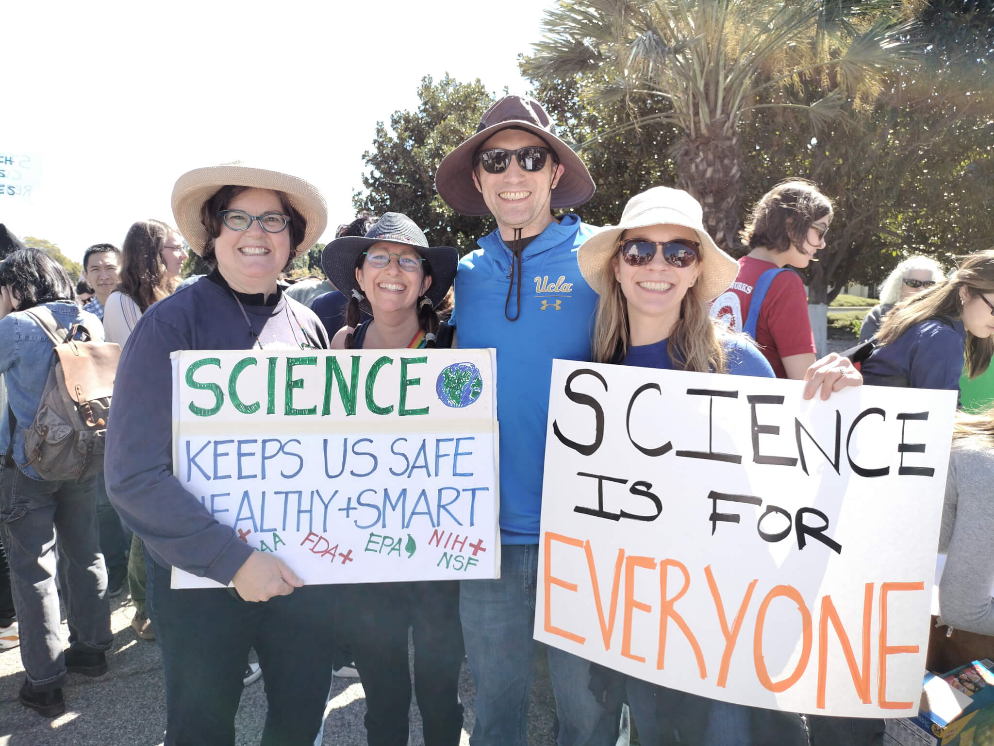 UUSM members at Stand Up for Science Rally