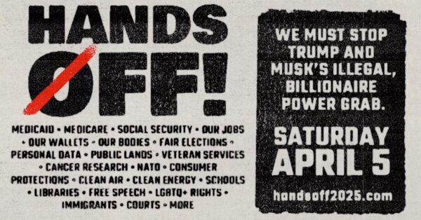HandsOff April 5 Mobilization General Promo