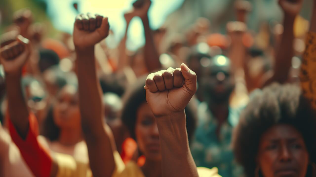 raised fists, people, fists, ethnic, street, rally, protest, crowd, protest, protest, protest, protest, protest
