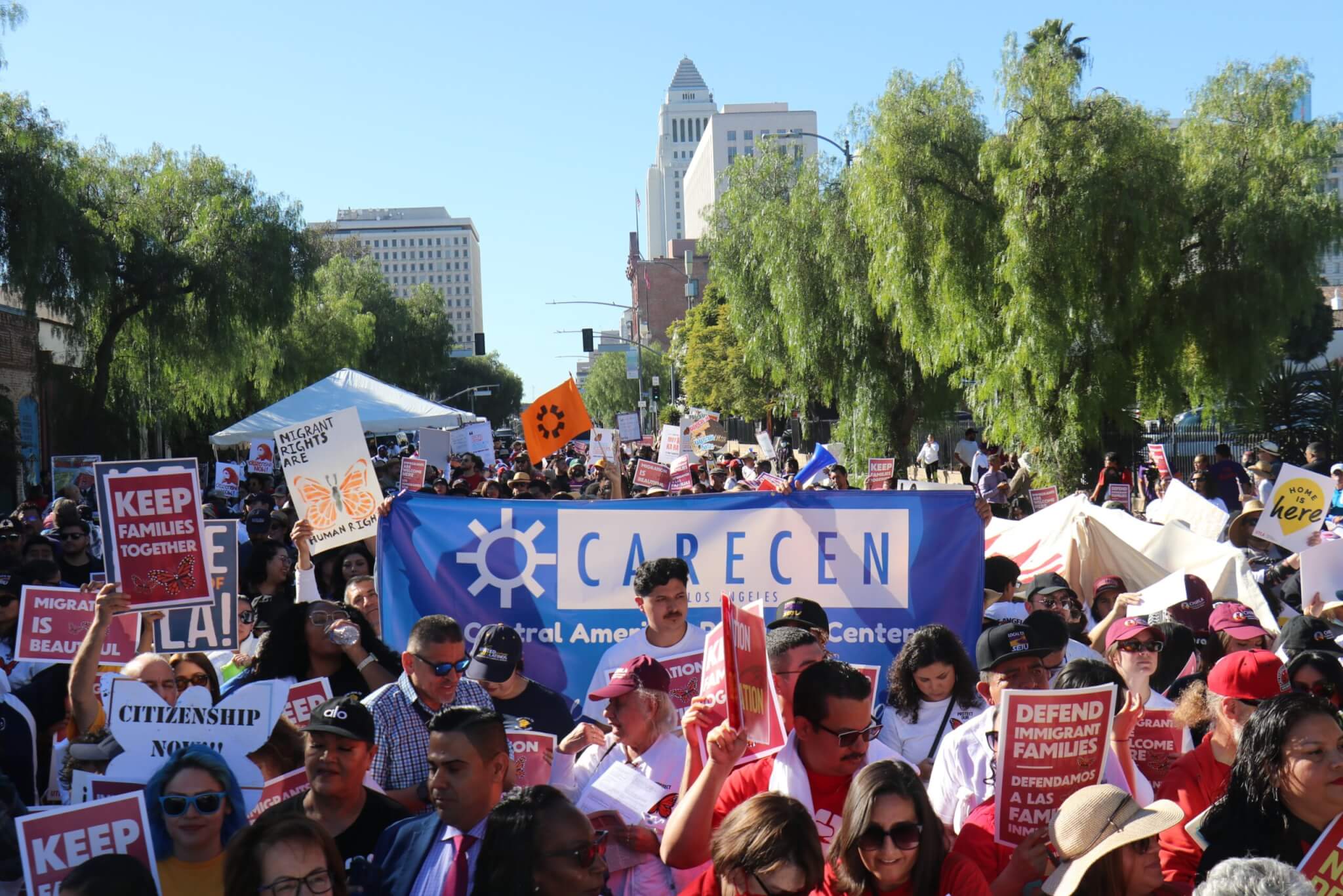 CARECEN-LA (Central American Resource Center) protest image