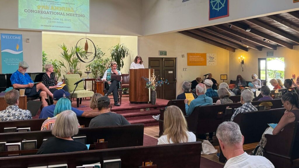 UUSM Annual Business Congregational Meeting, June 7, 12:30 pm