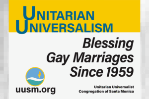 UUSM Blessing Gay Marriages since 1959