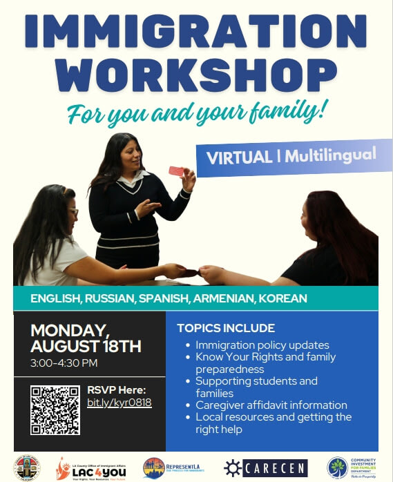 CARECEN Immigration Workshop - Know your rights