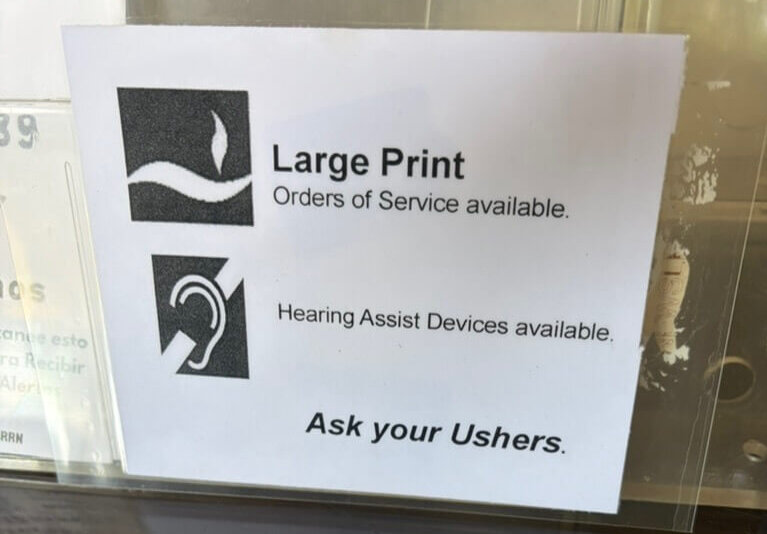 Accessibility Sign